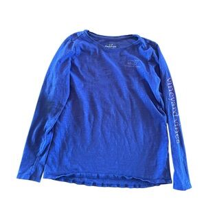 Girl’s Vineyard Vines L/S Tee T-Shirt Size Large (14)  Blue